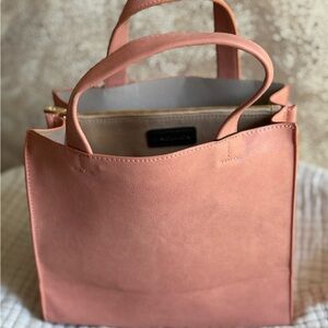 Un Billion Vegan square Pink Tote